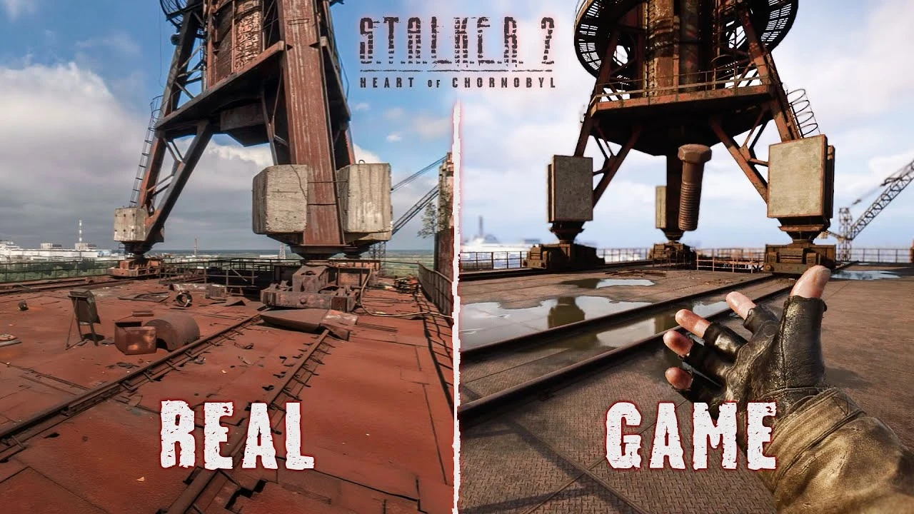 Чернобыльская АЭС в S.T.A.L.K.E.R. 2: Сравнение локации в игре и реальности