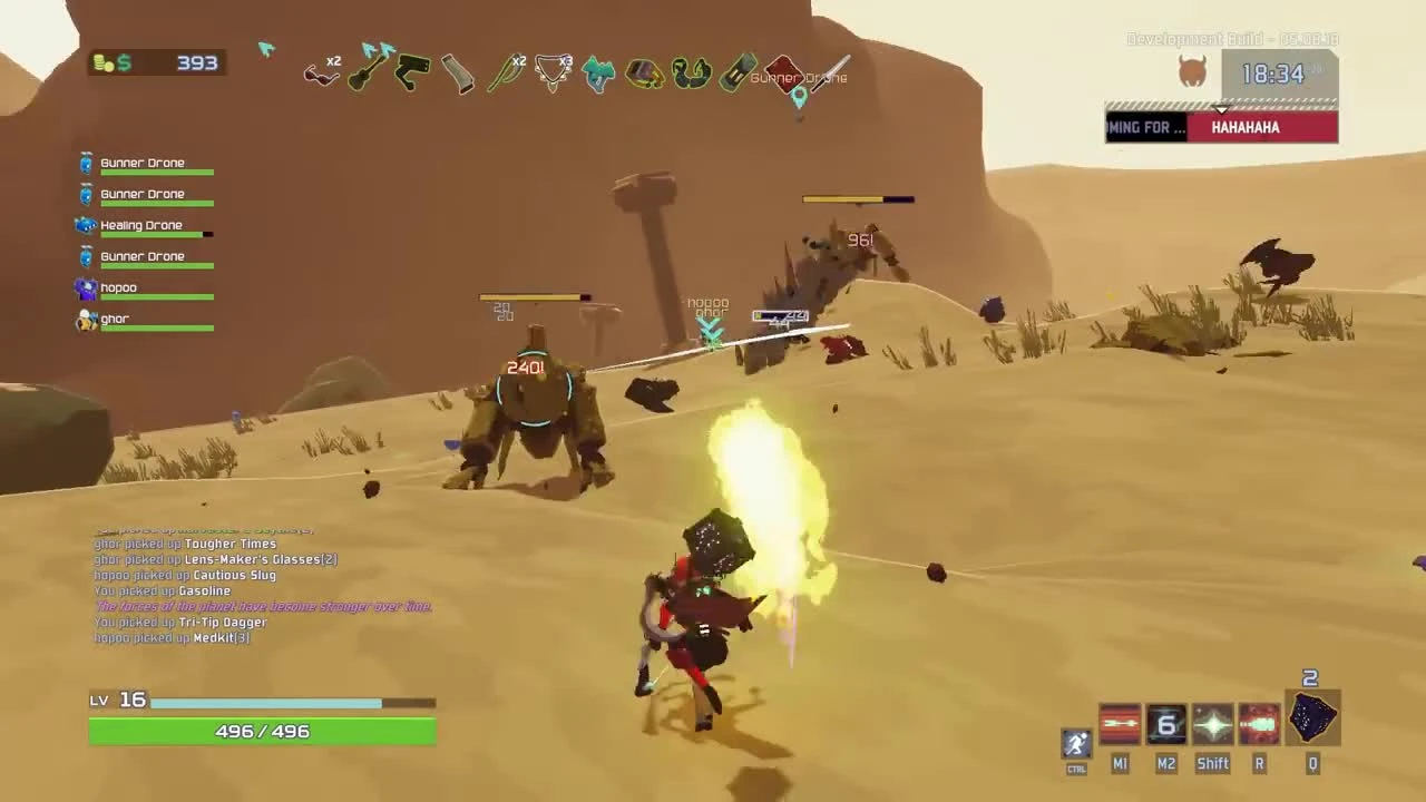 10 минут геймплея инди-рогалика Risk of Rain 2