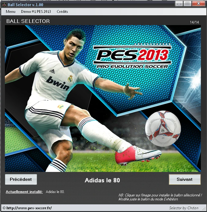 PES 2013 Demo "Ball Selector V 1.0"