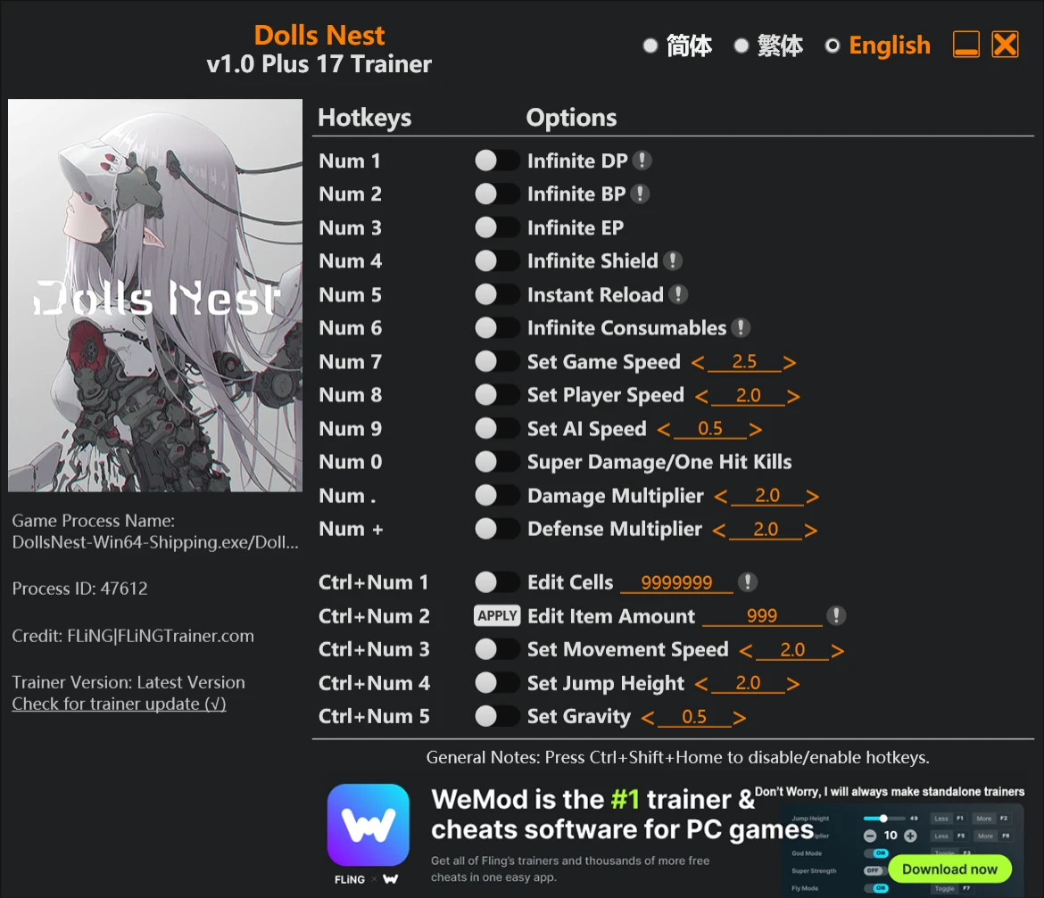 Dolls Nest "Трейнер +17" [1.0] {FLiNG}