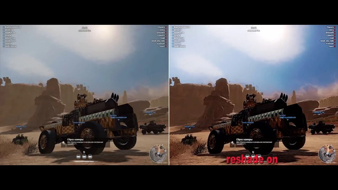 Crossout "Reshade for Crossout 2.0 preset by runaman"