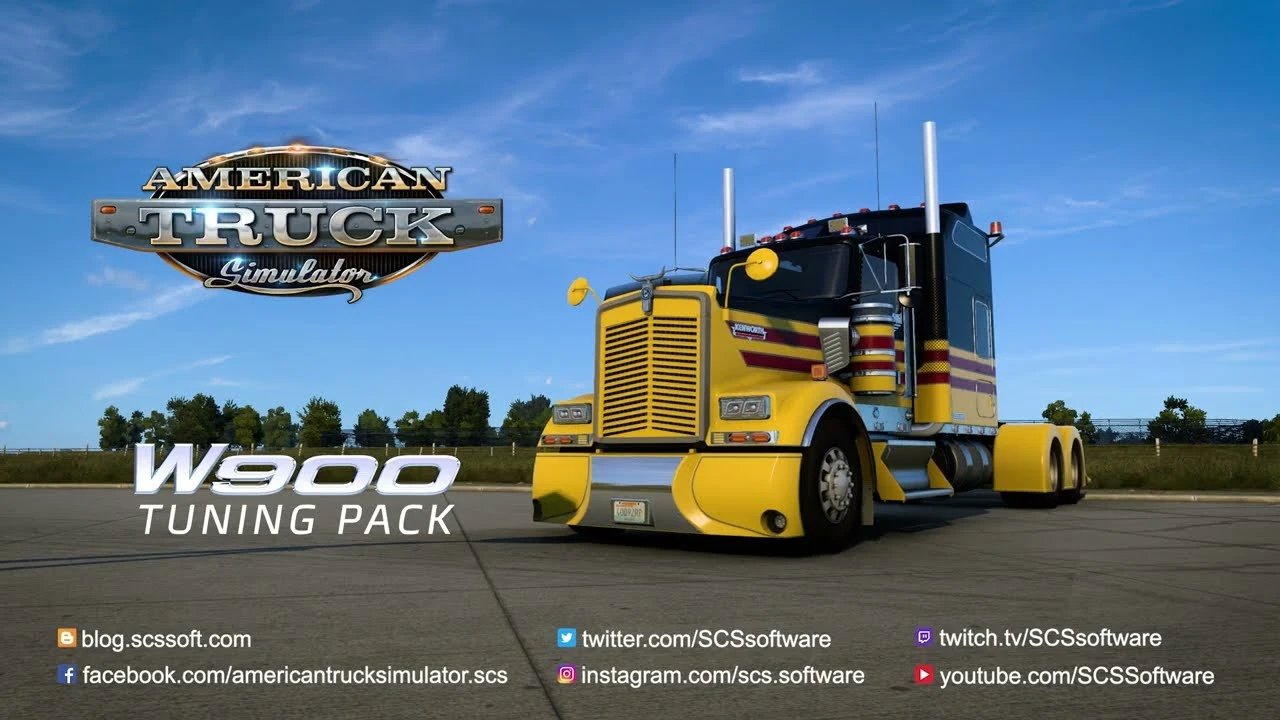Состоялся релиз дополнения W900 Tuning Pack для American Truck Simulator