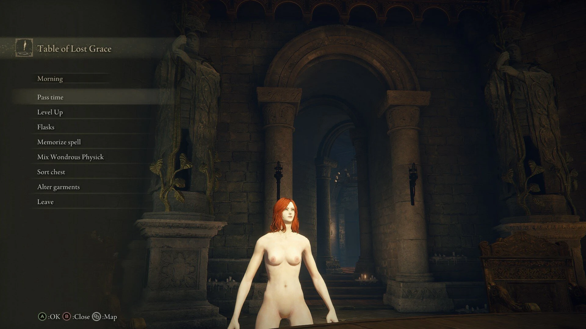 Elden Ring "Обнажающий мод - Nude Mod с детализированными интимными частями тела"