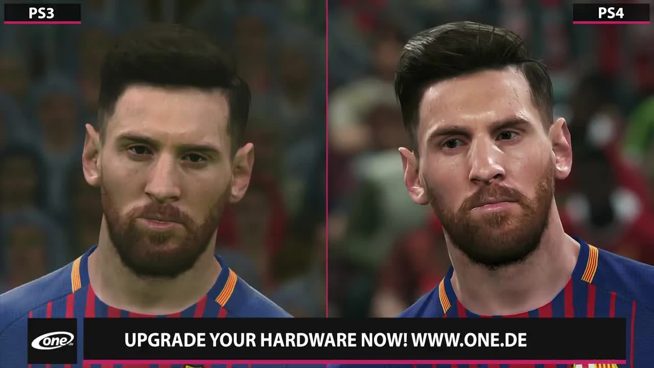 PES 2018 - Сравнение PS3 vs. PS4 Demo (Candyland)