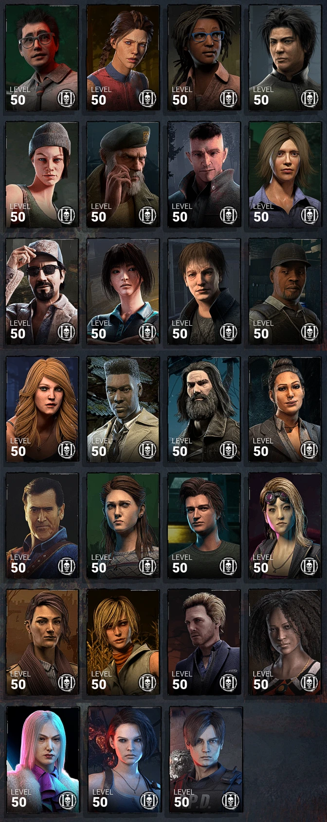 Dead By Daylight "HD портреты Выживших и Убийц I 5.2.2"