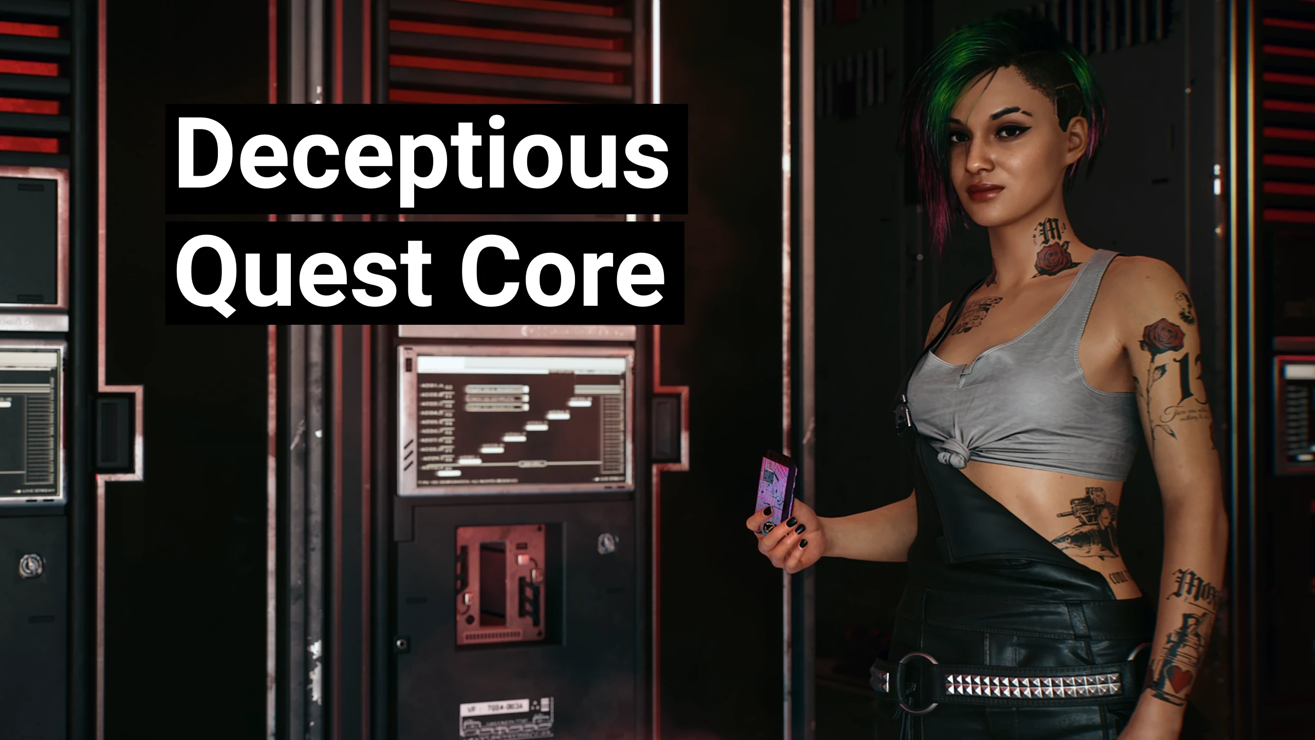 Cyberpunk 2077 "Фреймворк для модов на квесты- Deceptious Quest Core"