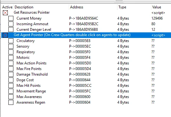 Phantom Doctrine: Таблица для Cheat Engine [UPD: 25.08.2018] {carpeta}