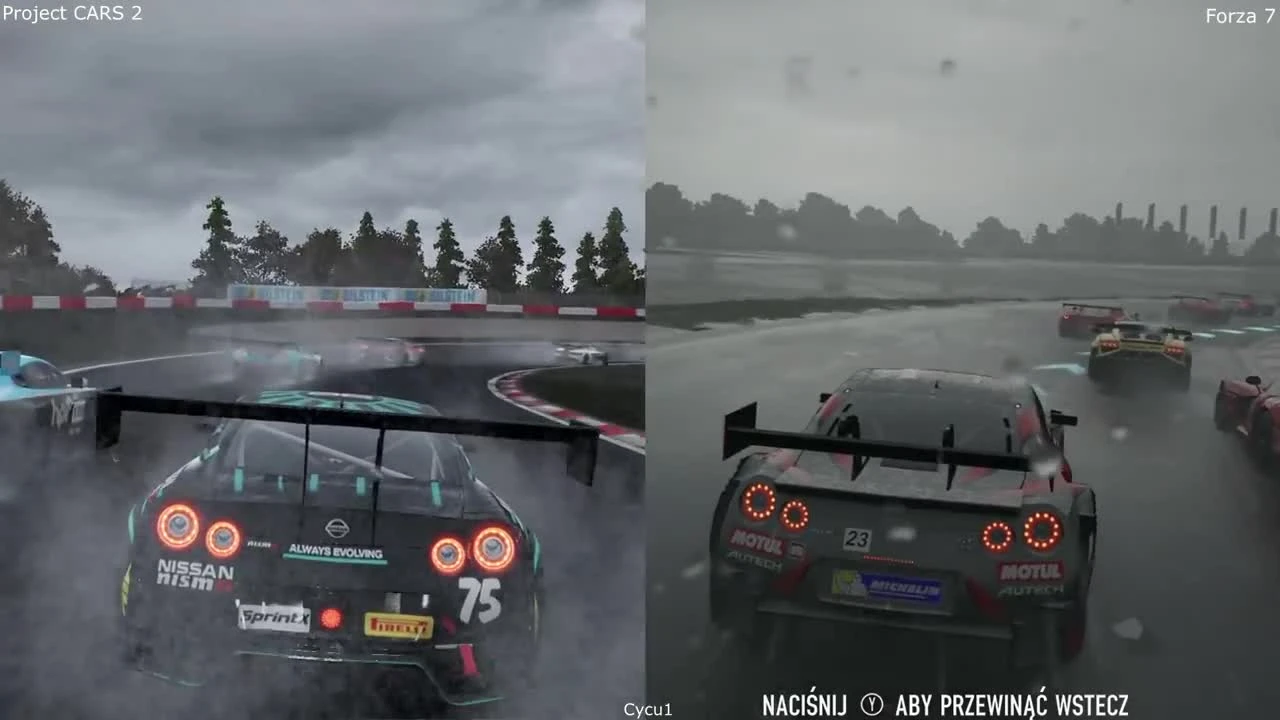 Project CARS 2 против Forza 7 - сравнение графики