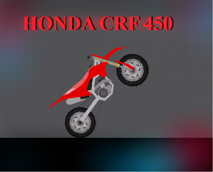 People playground "HONDA CRF 450 - кроссовый мотоцикл"