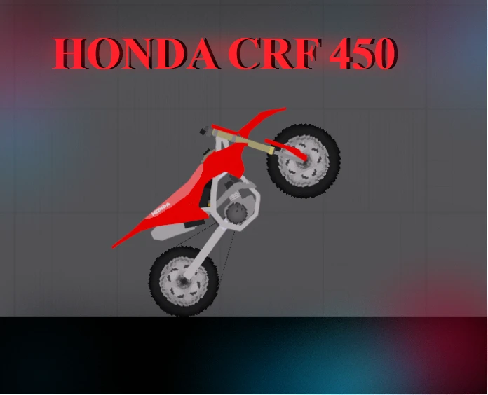 People playground "HONDA CRF 450 - кроссовый мотоцикл"