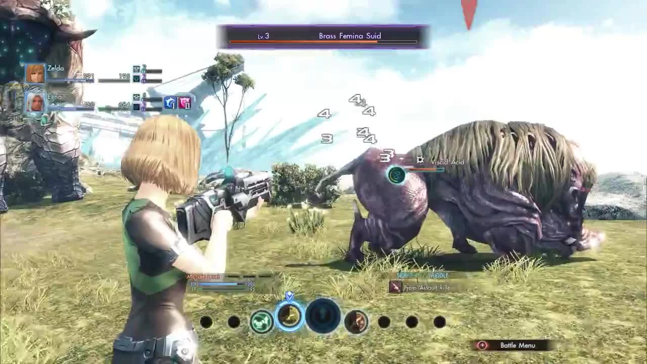 Геймплей работы Xenoblade Chronicles X на CEMU 1.12.1 ПК