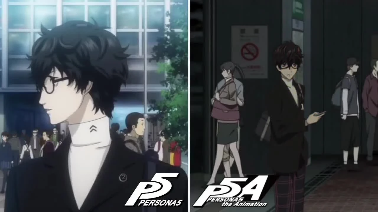 Persona 5 Vs. Persona 5 Animation - Сравнение анимаций