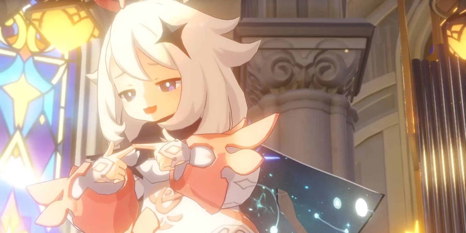 Паймон стала питомцем из-за бага в Genshin Impact