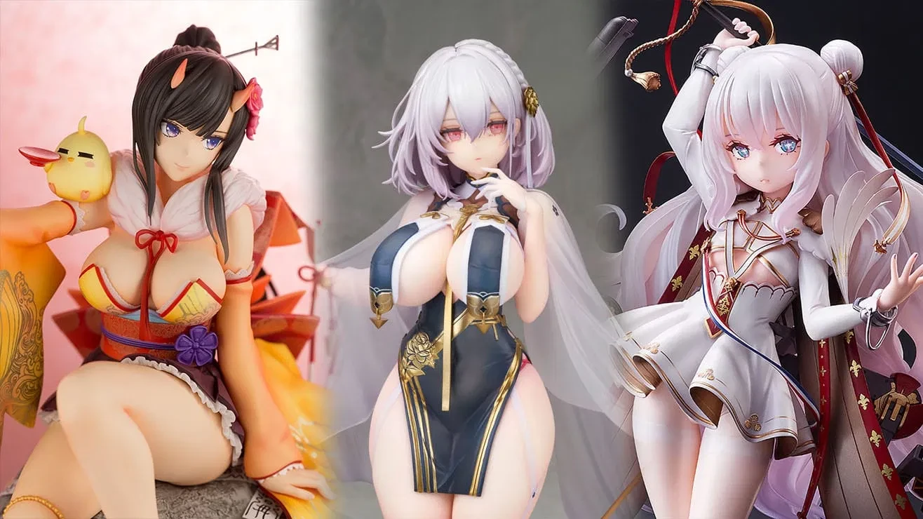 Представлены новые фигуры Сириус, Рюхоу и Ле Малин из Azur Lane