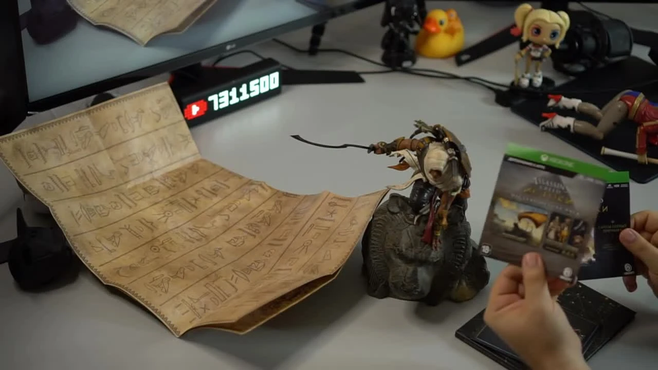 Распаковка издания богов Assassin's Creed: Origins