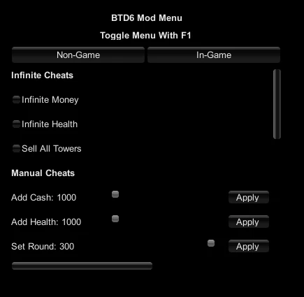Bloons TD 6 "Чит-Меню" [1.2] {EVO Modding}