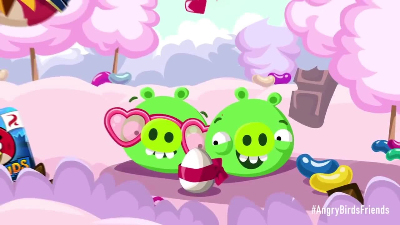 Angry Birds Friends "Трейлер дня святого Валентина"