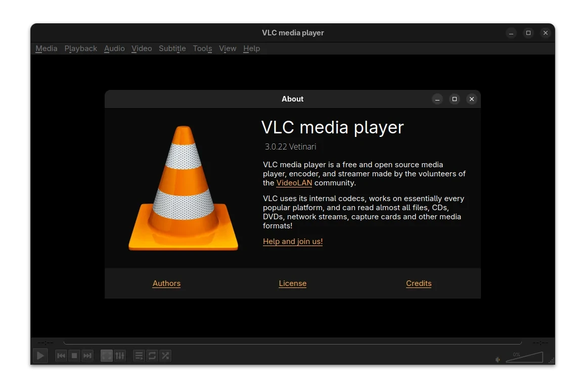 VideoLAN выпустила плеер VLC 3.0.22 с темной темой и возвращением поддержки Windows XP