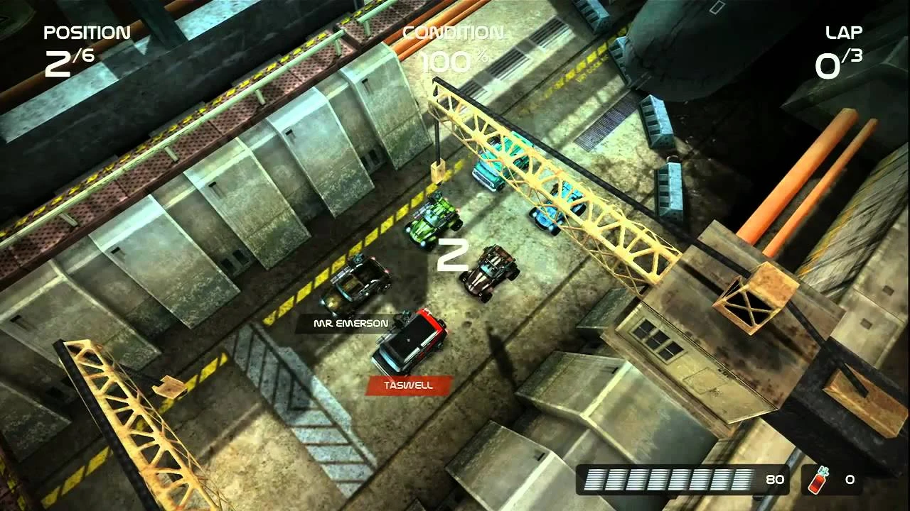 14 минут геймплея Death Rally