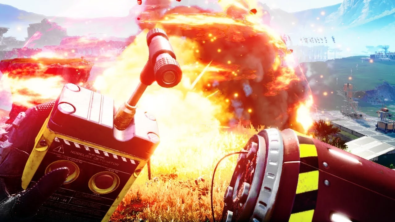 Лучше способы зачистки баз в Satisfactory: взрывчатка и бензопила