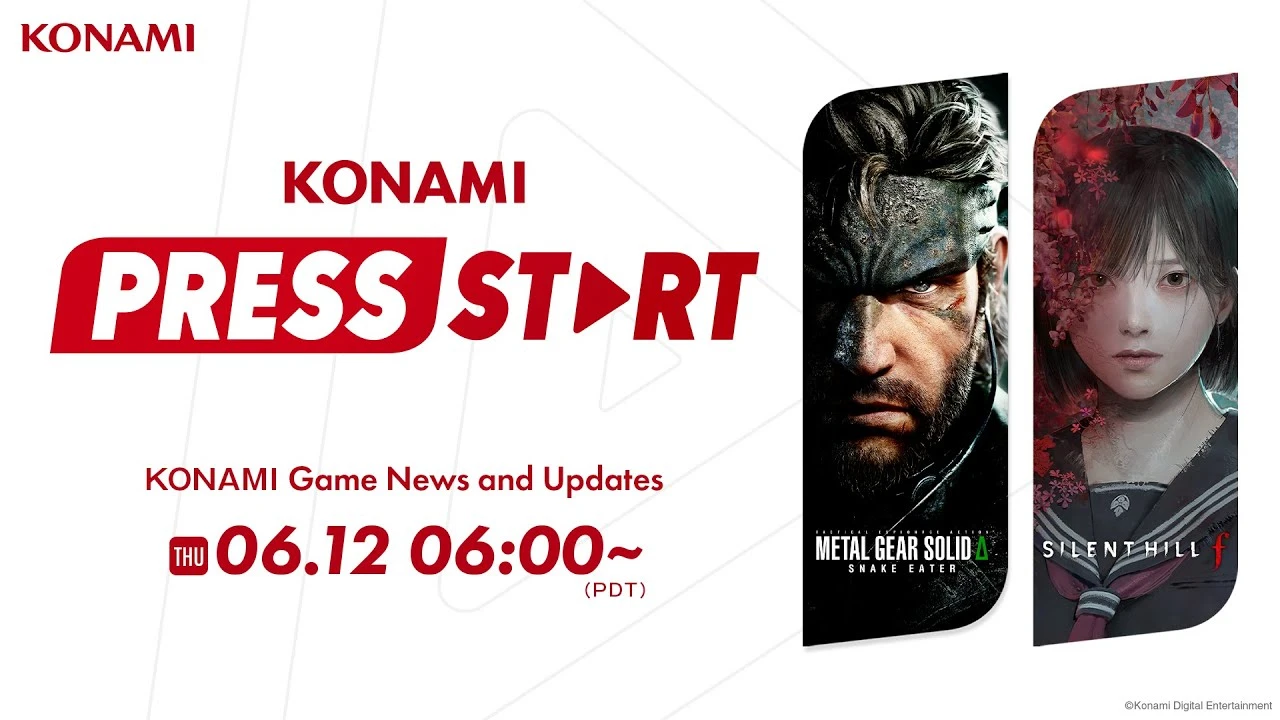 12 июня Konami проведёт презентацию Press Start, где покажет Metal Gear Solid Delta: Snake Eater, Silent Hill f и другое