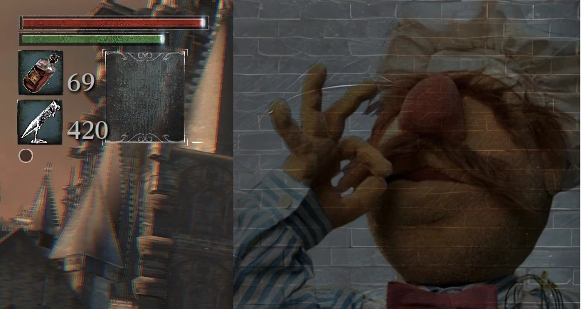 Bloodborne "Улучшенное качество интерфейса"