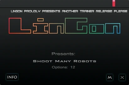 Shoot Many Robots: Трейнер/Trainer (+12) [1.1.CL96283] {LinGon}