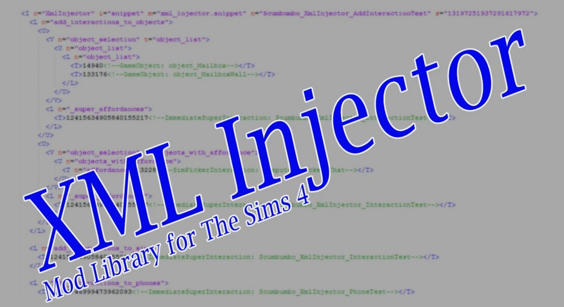 The Sims 4 "Xml Injector v4"