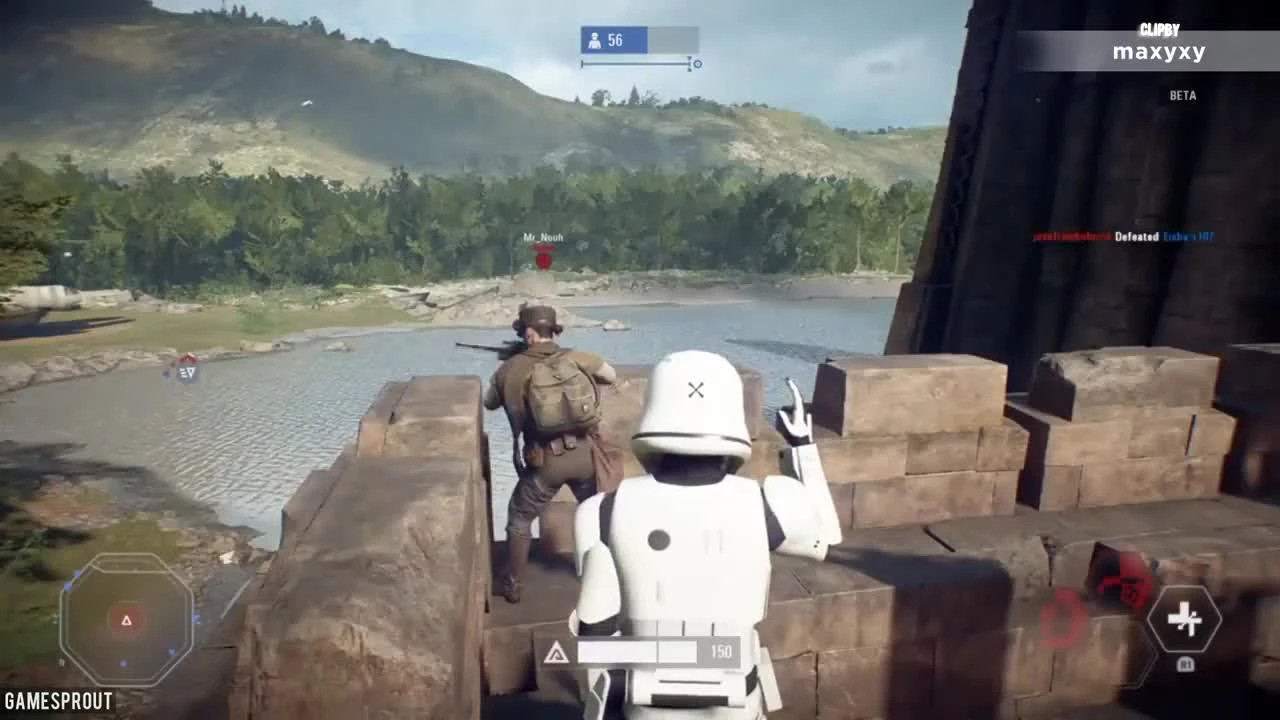 Star Wars Battlefront 2 Beta - Рандомные Моменты #1 (Троллинг джедаев, Глюки!)