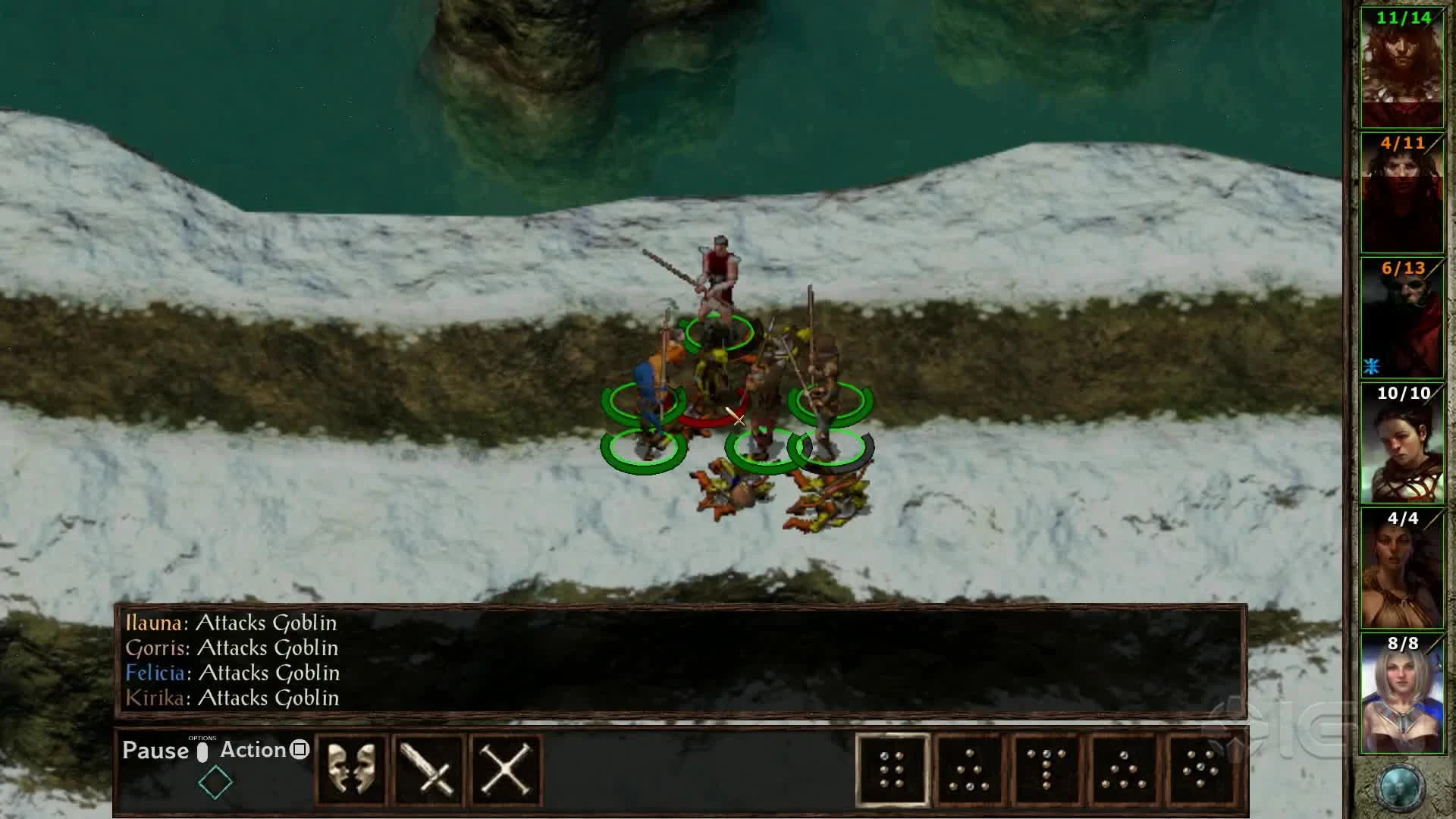 Игровой процесс Baldur's Gate 1, 2 и Icewind Dale Enhanced Edition на PS4