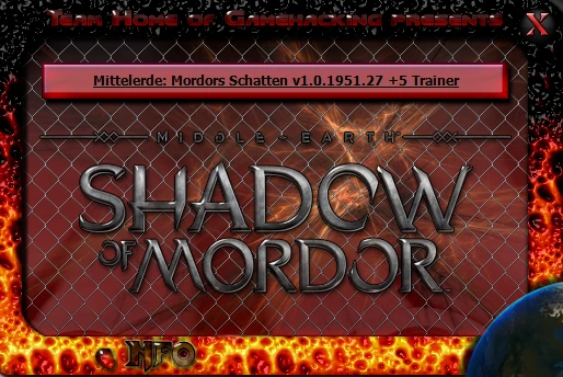 Middle-earth ~ Shadow of Mordor: Трейнер/Trainer (+5) [1.0.1951.27] {iNvIcTUs oRCuS / HoG}