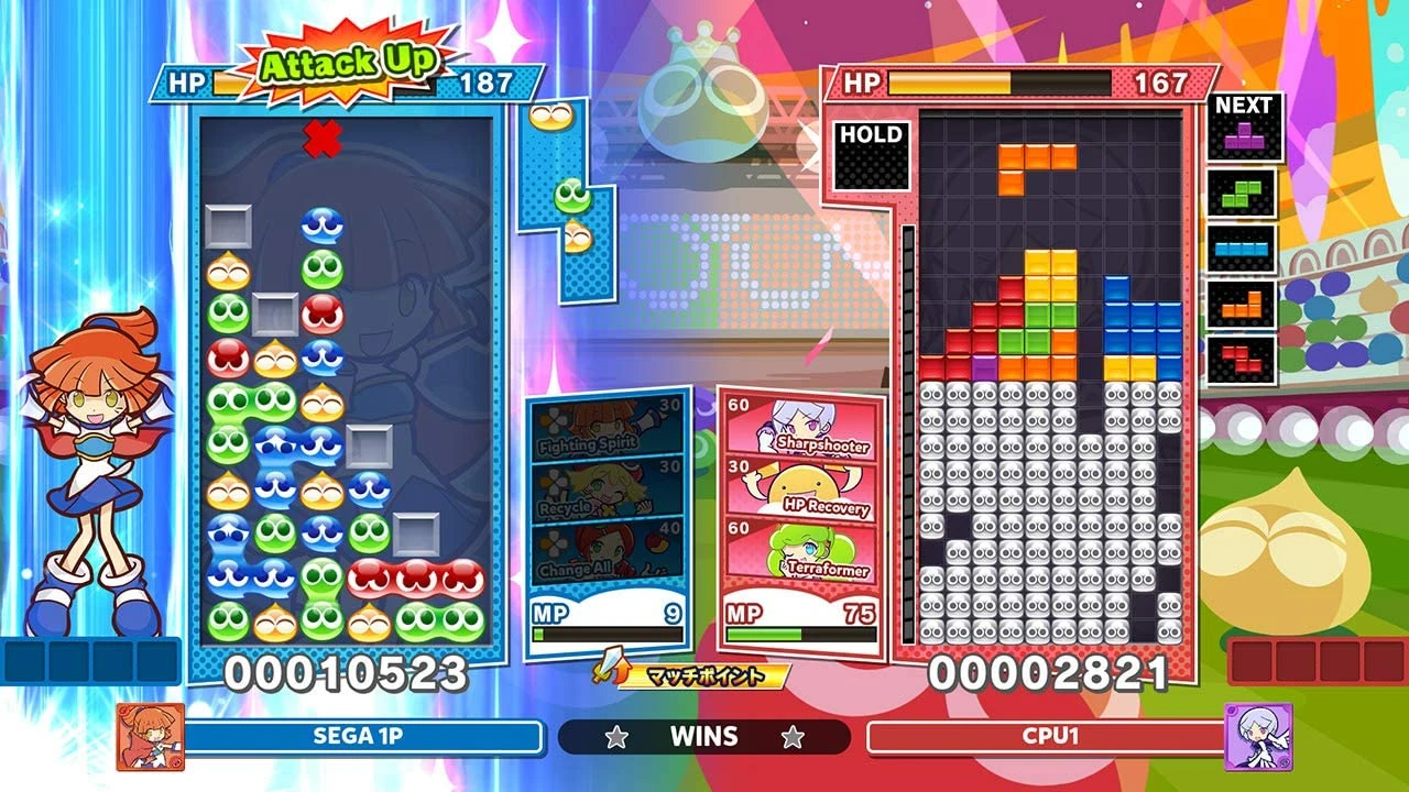 Puyo Puyo Tetris "Таблица +2 для Cheat Engine от ckain: Смена, остановить блок"