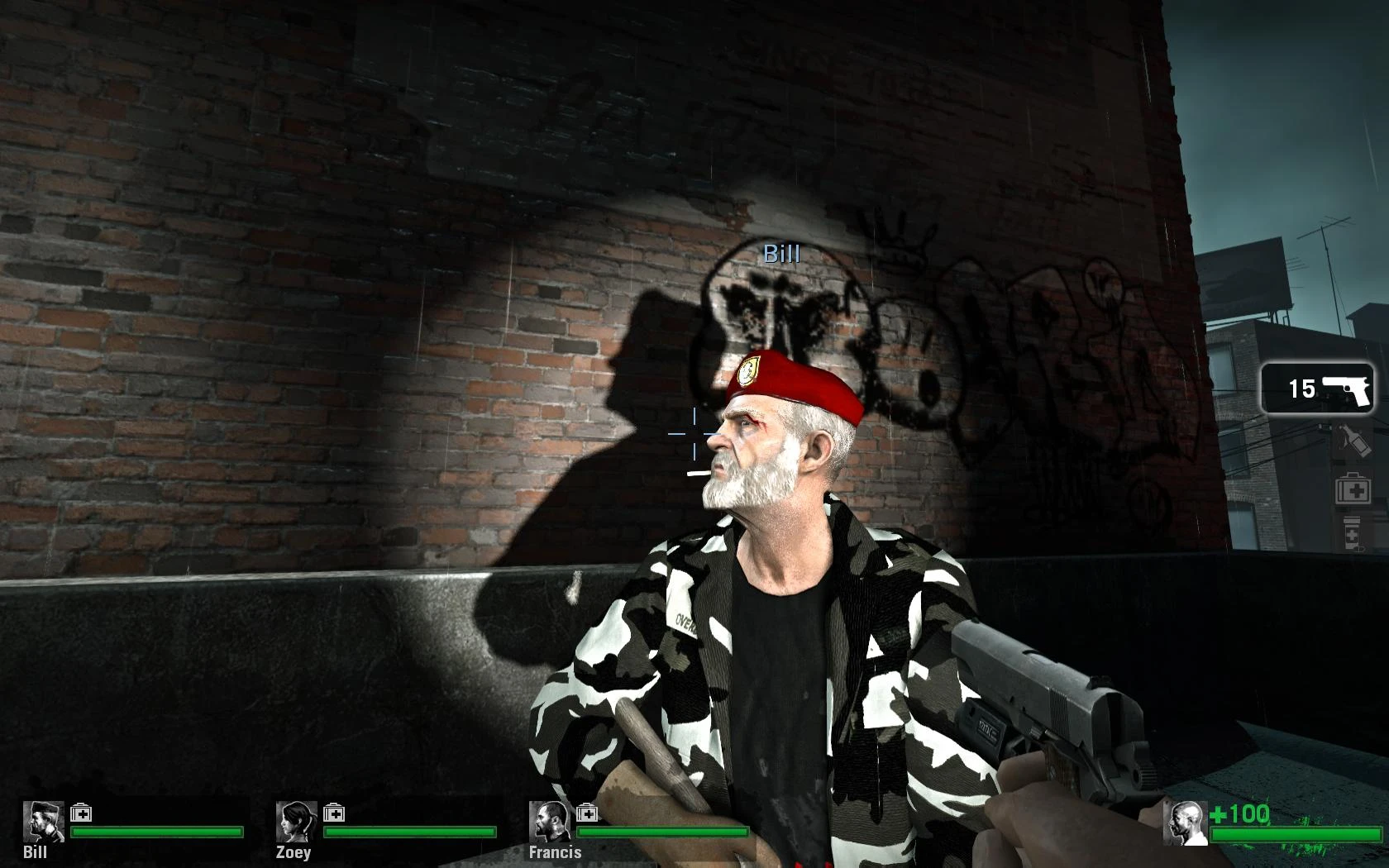 Left 4 Dead "CamoBill (black and white)"