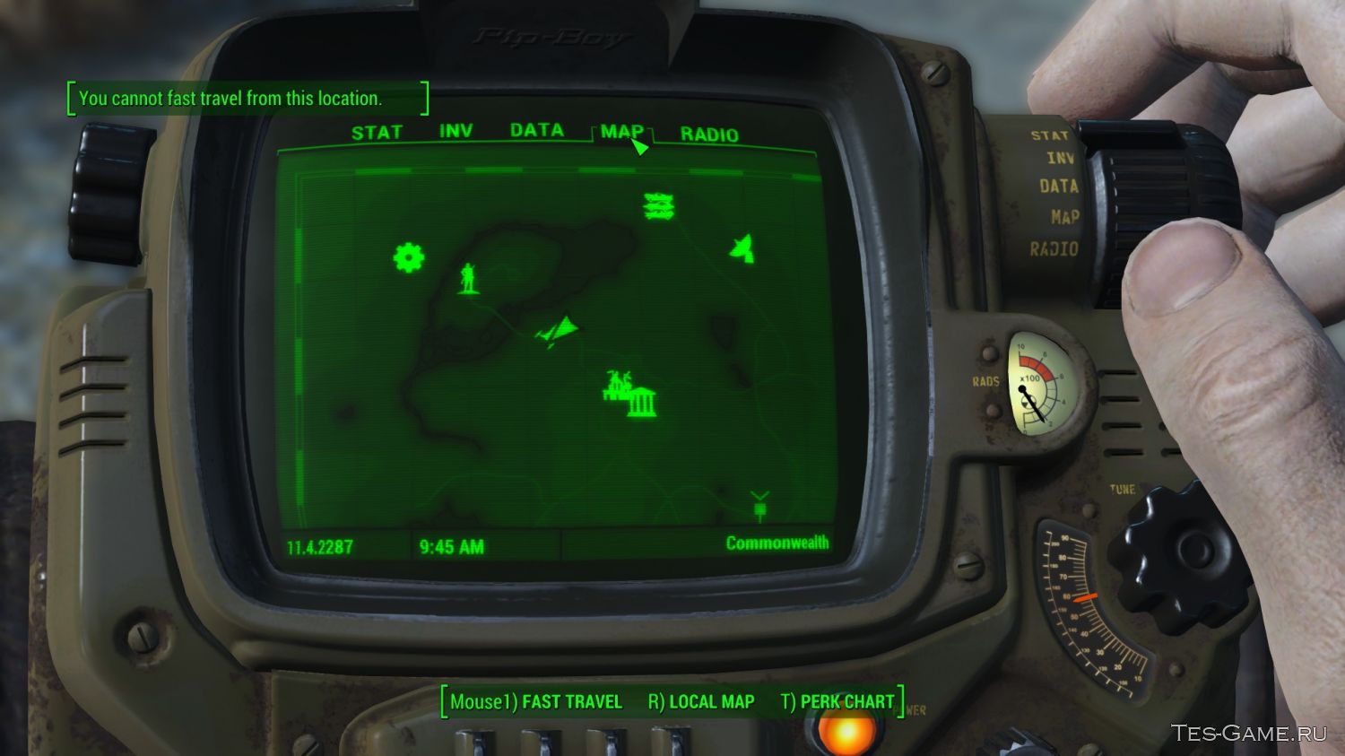 Fallout 4 "Быстрые путешествия - Режим выживания"