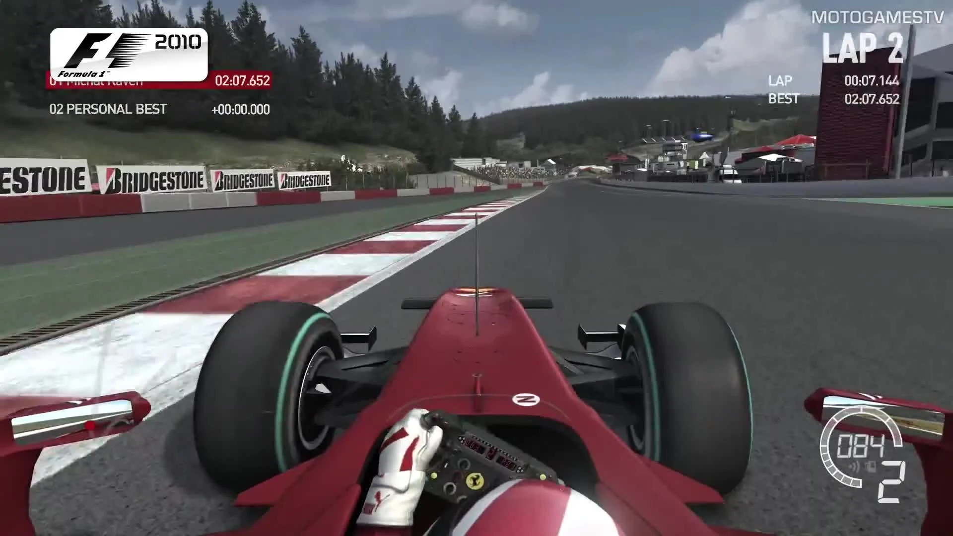 Сравнение версий F1 2010 до F1 2015 - Spa-Francorchamps