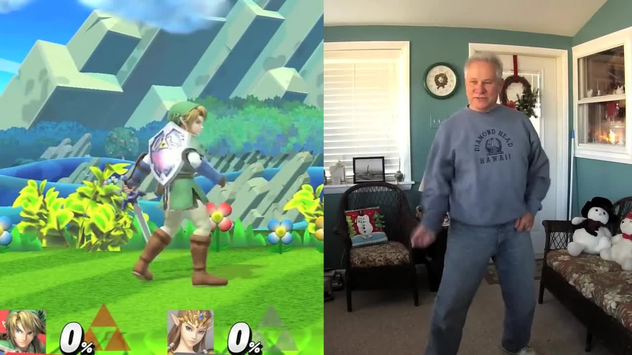 Super Smash Bros - Все насмешки воспроизвел мой отец