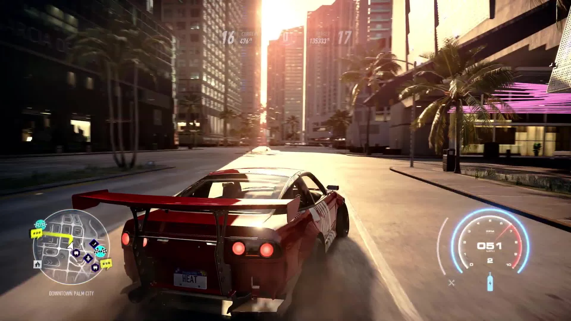 Геймплейный трейлер Need for Speed: Heat - кастомизация, ночные злые копы, приложение с тюнингом