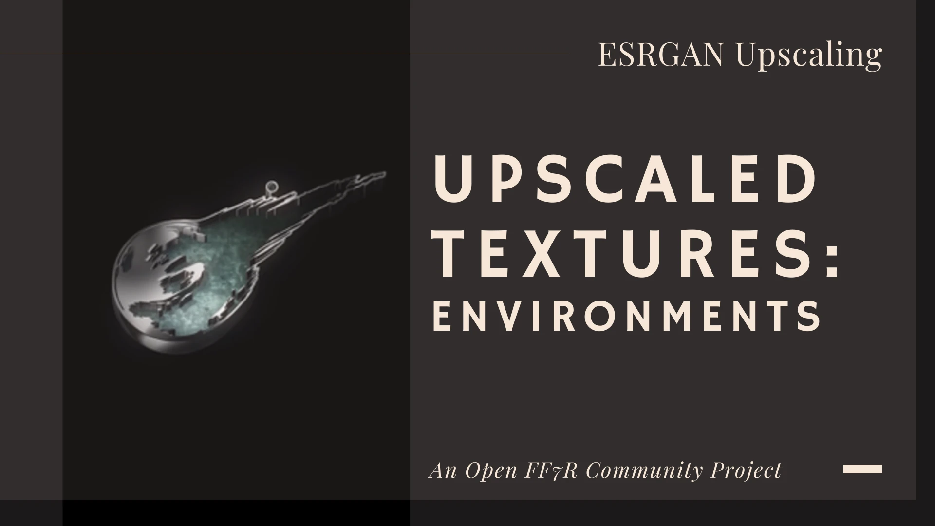 Final Fantasy 7 Remake "Улучшенные текстуры"