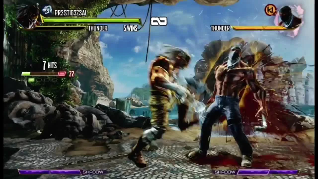 Killer Instinct "Все персонажи делают стрейндж ультру на арене Forgotten Grotto"