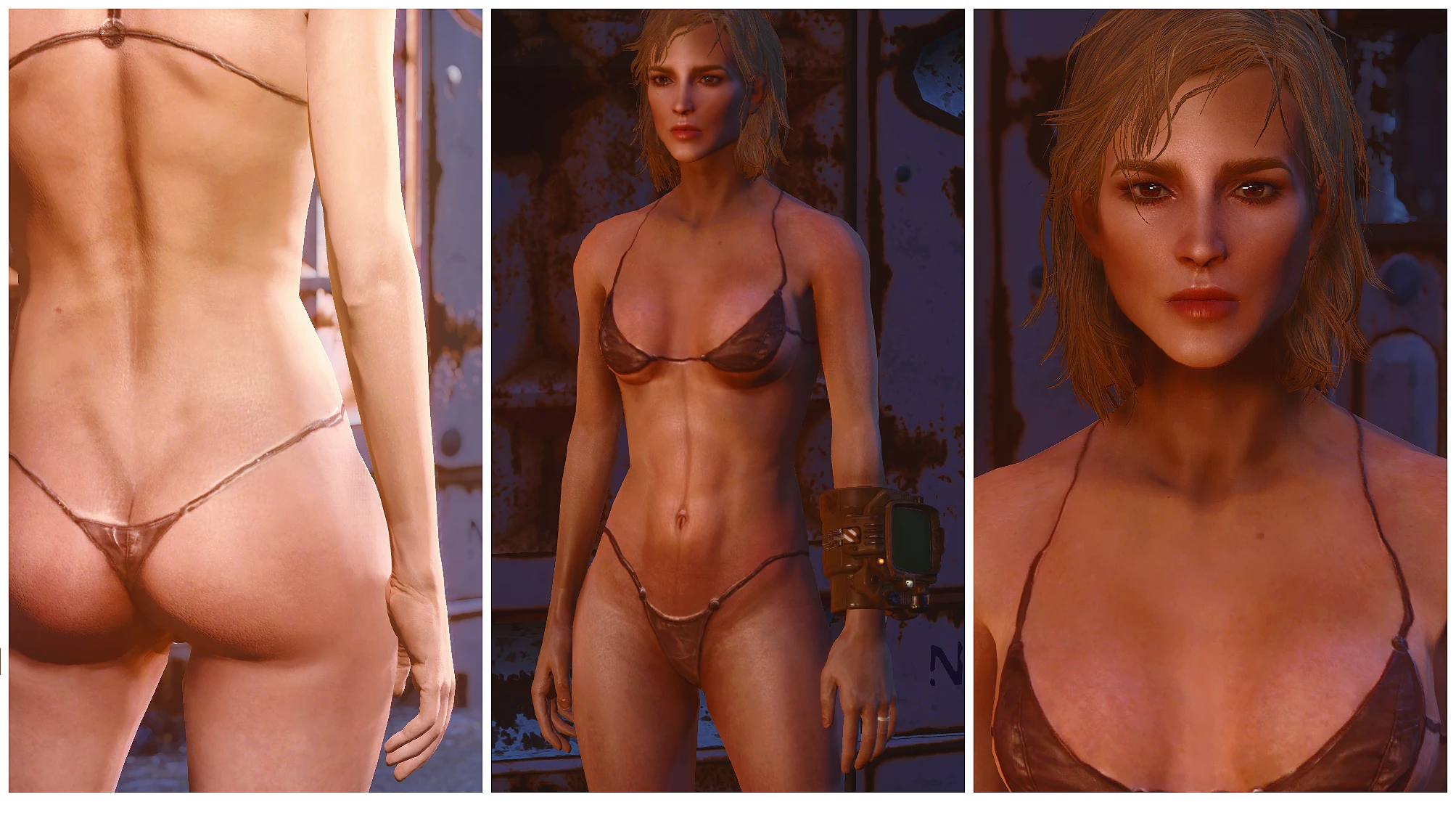 Fallout 4 "Улучшенная текстуры тела и лица"