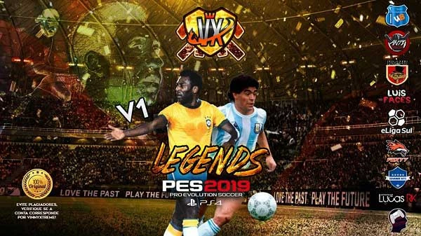 PES 2019 "PS4 Legends Option File Vinny Xtreme"