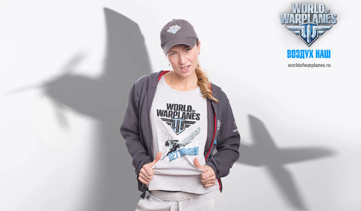 Дарья Домрачева снялась в стиле pin-up для World of Warplanes