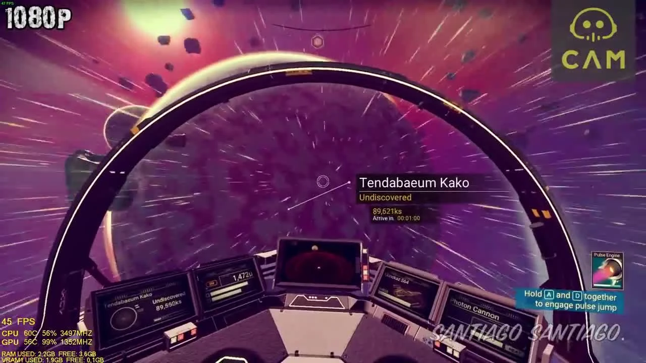 No Man's Sky - GTX 750 ti - i3 4150 - 8GB RAM - 1080p - 900p - 720p