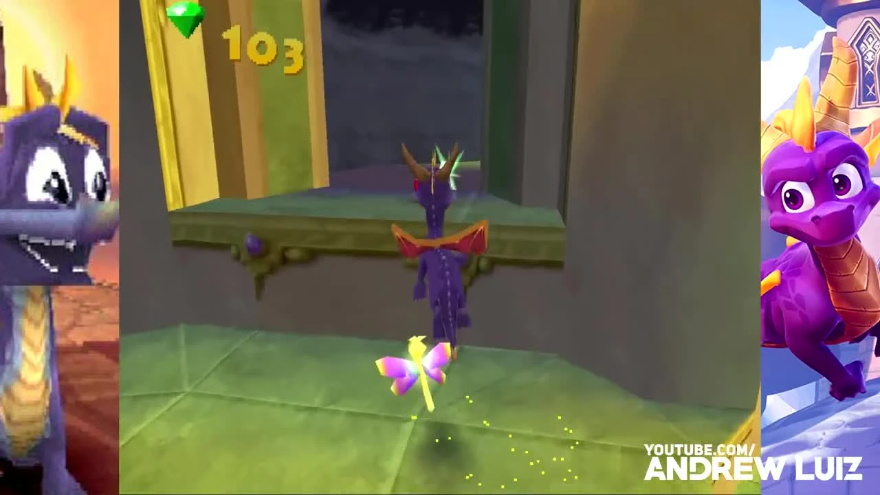 Эволюция игр про дракончика Spyro ( 1996 - 2018 )
