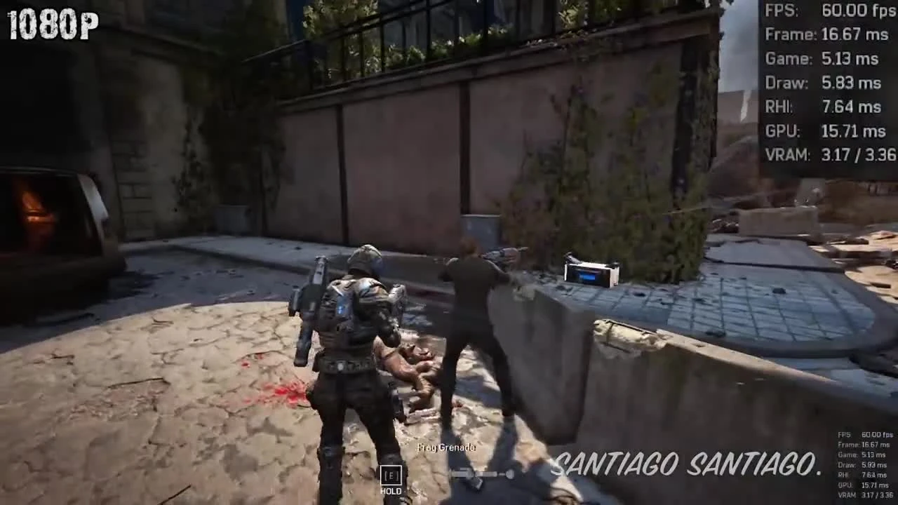 Gears Of War 4 RX 460 - i3 (Simulated) - 1080p - 900p - 720p