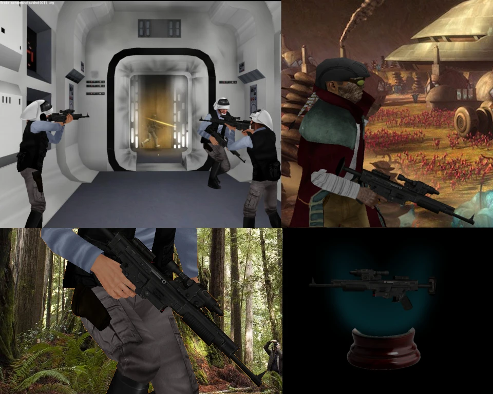 Star Wars: Jedi Knight - Jedi Academy "A280 Blaster Rifle"