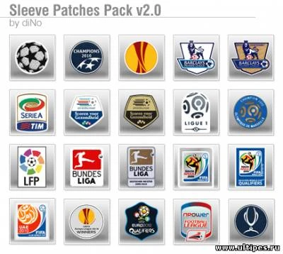 PES 2010 "Sleeve Patches Pack - v2.0 (HD)"