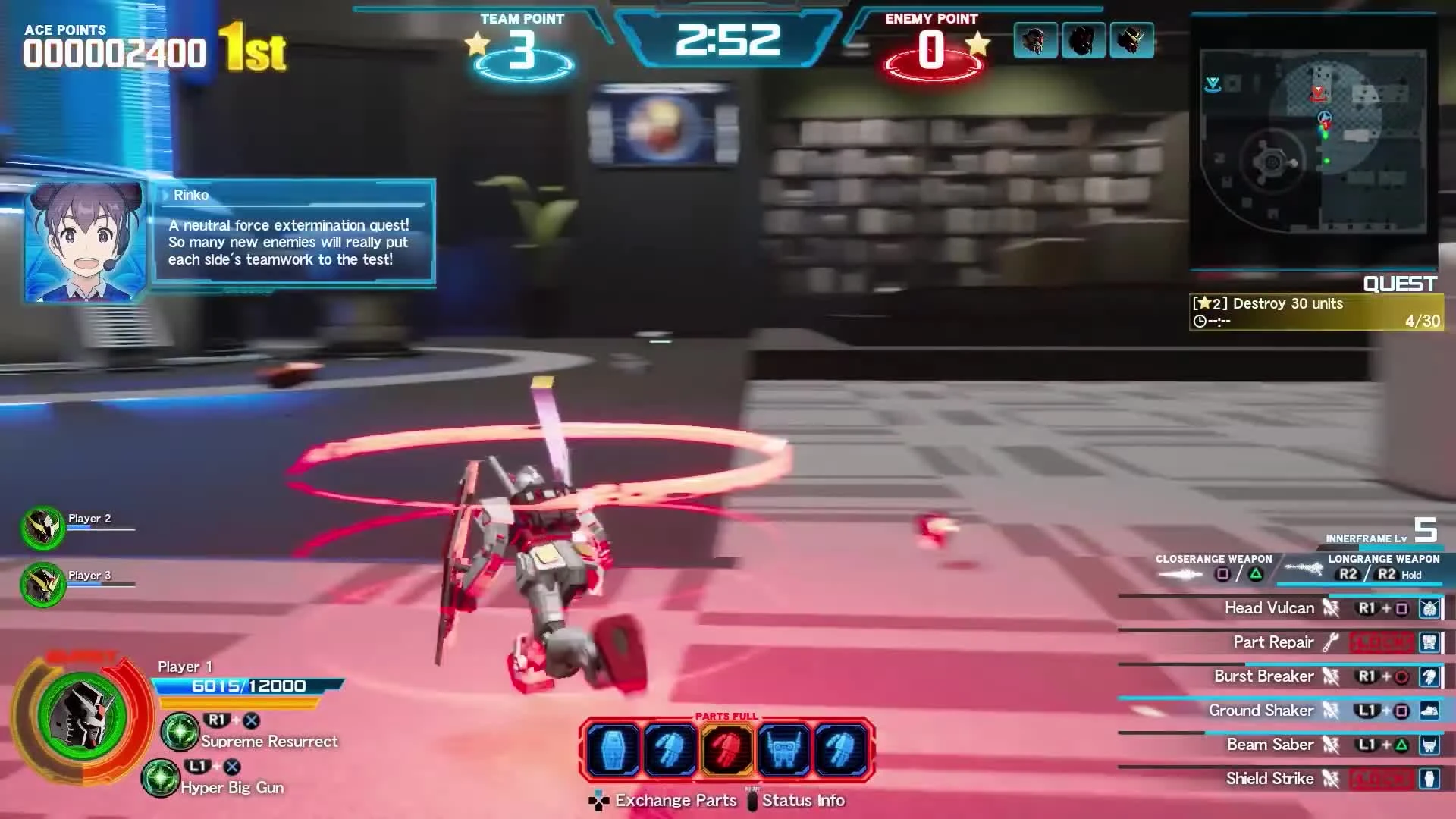 New Gundam Breaker - Геймплейное видео PS4 - Build, Fight, Loot