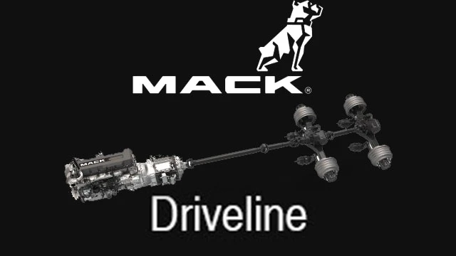 American Truck Simulator "MACK Anthem Drivetrain revision v1.0 by Galimim"