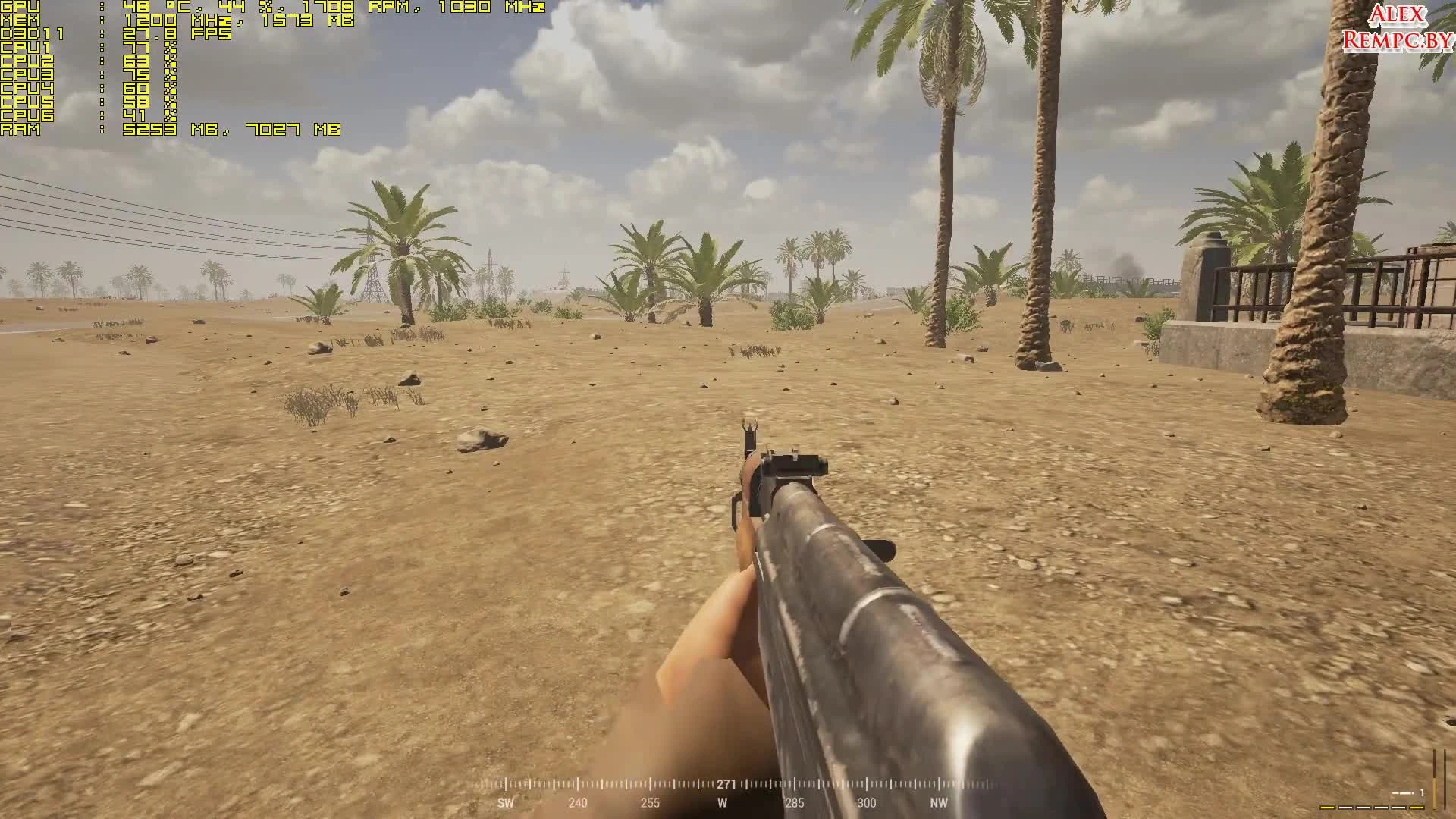 Тест Squad запуск на среднем ПК (6 ядер, 12 ОЗУ, Radeon HD 7870 2 Гб)